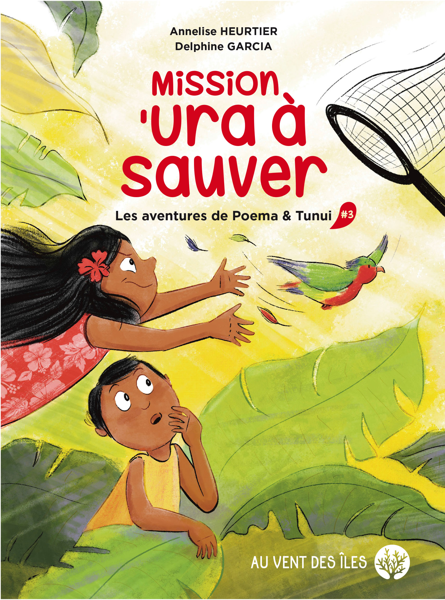 Couverture - Mission 'ura - Les aventures de Poema et Tunui #3